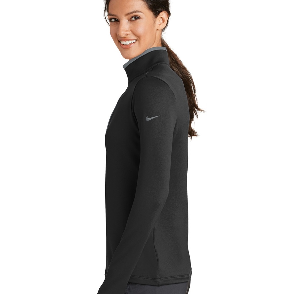 Nike Ladies Dri-FIT Stretch 1/2-Zip Cover-Up - Picture 3 of 3